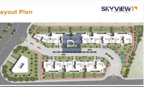  قدام النادي الأهلي وعلى شارع النزهة مباشرة | شقة 150م في Sky View 1 By Amlak | بتقسيط 8 سنين وفيو مفتوح في قلب الشيخ زايد 