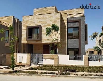 Last VIP villa, super deluxe finishing and with air conditioning, prime location on the Suez Road direct