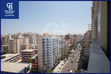 شقة للبيع 249م مصطفي كامل ( شارع ابوقير)