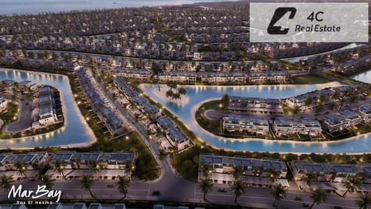لسرعه البيع استلم  شاليه ارضي ريسيل Mar Bay – Marasem – الساحل الشماليopen view landscape-بتقسيمه مميزة-بمقدم و تكمله اقساط بدون اي فوايد