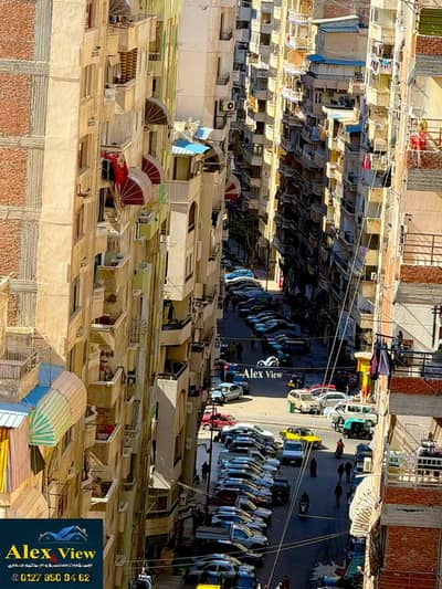 للبيع شقه مميزه في العصافره بحري بفيو مفتوح بجوار فندق ورده العصافره