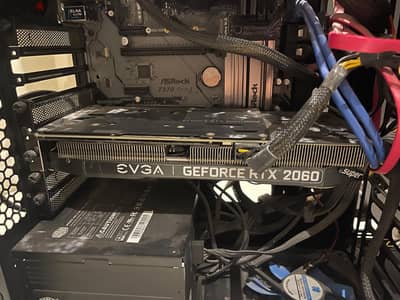 كيسة جيمنج ومونتاج كاملة RTX 2060 Super EVGA / i5 8th / 16GB RAM (بدون