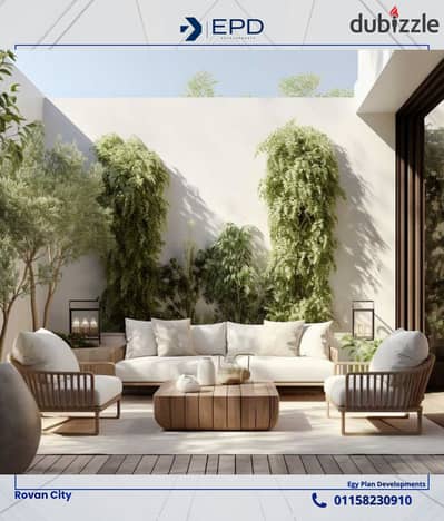 Examine your ground floor apartment 162m with a 100m garden in Zayed Bahri corner