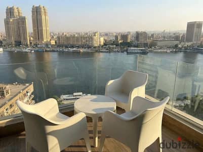 Immediate delivery of last fully finished unit furnished with furniture, and AC lowest price in the market and the highest investment view of the Nile