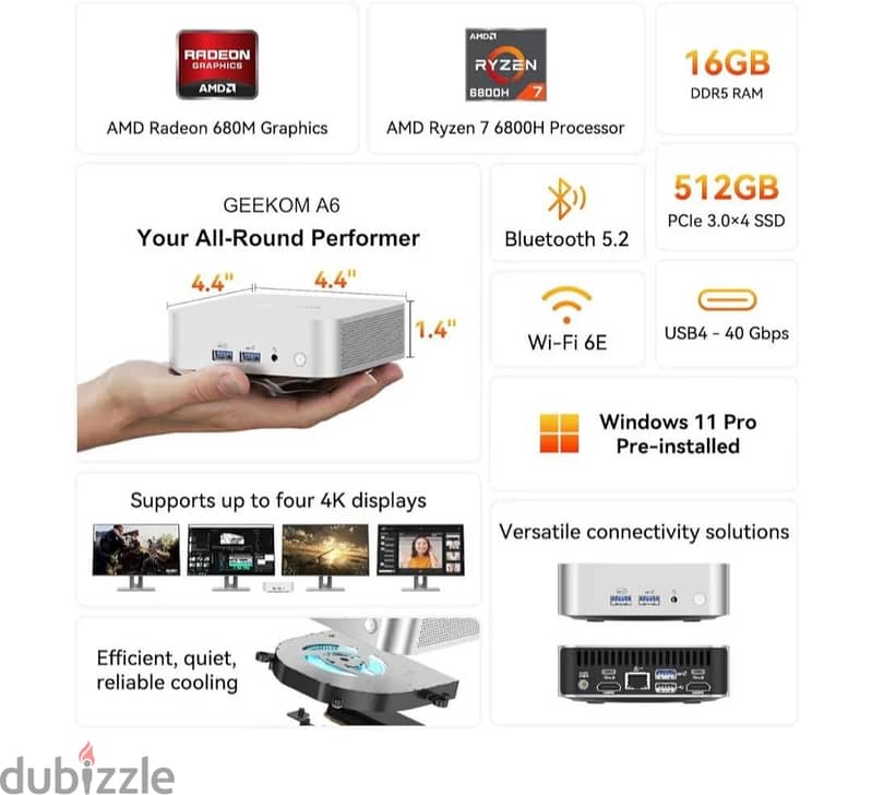GEEKOM A6 Mini PC 3