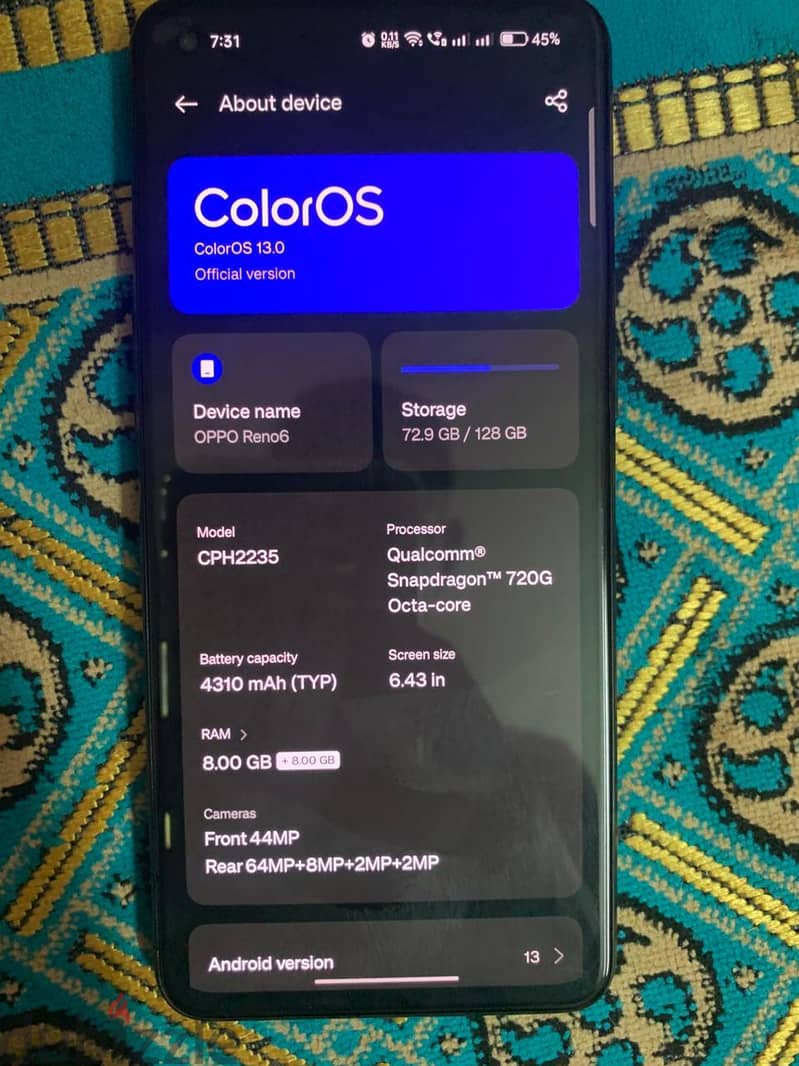 OPPO Reno6 1