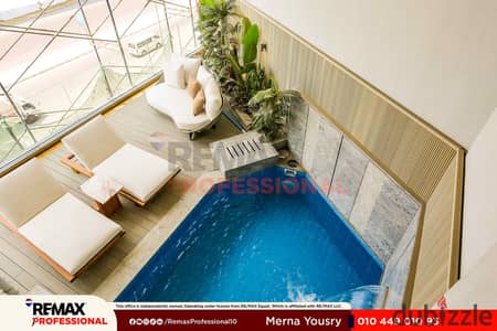 Open views of the plaza Ultra-luxury finishes villa for sale 325 m skylline smouha
