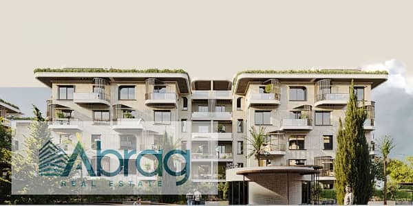 5% down payment, an apartment for sale + garden 10-year installments, directly on the desert road, Zayed VALEA