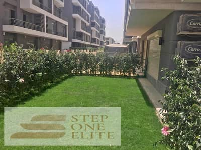 شقة بجاردن217م للبيع بسعر لقطه فيو لاندسكيب في كمبوند تاج سيتي التجمع الاول