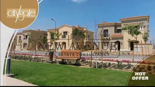 فيلا كواترو جاهزة للسكن في موقع متميز أرضي + أول + روف للبيع في أوبال سيتي جيت القاهرة الجديدة Opal City Gate من تطوير شركة الديار القطرية