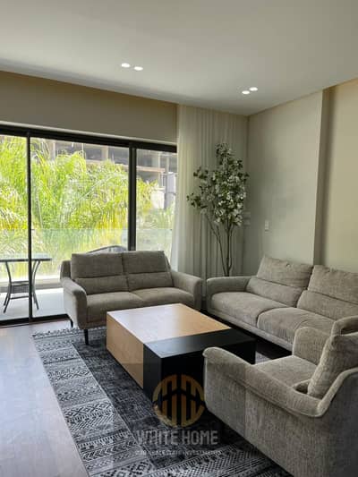 Apartment fully furnished for rent .  ( first use ) . at compound lake view residence . Direct at bin zayed street . Near to all facilities you need .