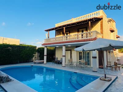 Luxury villa for rent in the North Coast | Private pool | Steps from the sea | Eid booking available at Al-Shorouk village