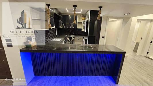 Ground floor apartment with a garden for sale in Al-Rehab City, ultra super luxury finishes, with an area of 155 sqm and a garden of 60 sqm