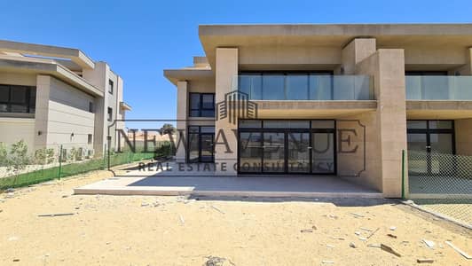 شاليه أرضي بجاردن في سوان ليك الساحل الشمالى  بحري تشطيب كامل 4 غرف  -  جاهز للاستلام-Swanlake