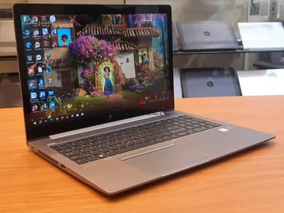 أجمل لاب HP Z Book 15u G5 معدن نحيف شاشة تاتش جيل ثامن+كارتين شاشة