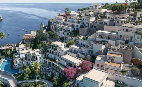 شاليه للبيع في مشروع South Med بإطلالة مباشرة على اللاجون والبحر