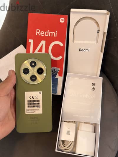 redmi 14c 256g 8ram نسخه مستورده من قطر بالفاتوره مدفوع الضريبه