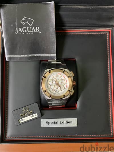 Jaguar watch special edition j808/1 swiss made