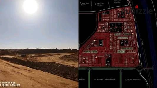 للبيع ارض 276  متر واجهة على الخدمات بسعر لقطة واقل من  السوق مسلسل د  الامتداد الشرقى مدينة بدر