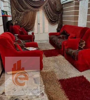 شقـة مفروشـة علـى أبــو قيــر مبــاشــر بـ رشــدى 110 م