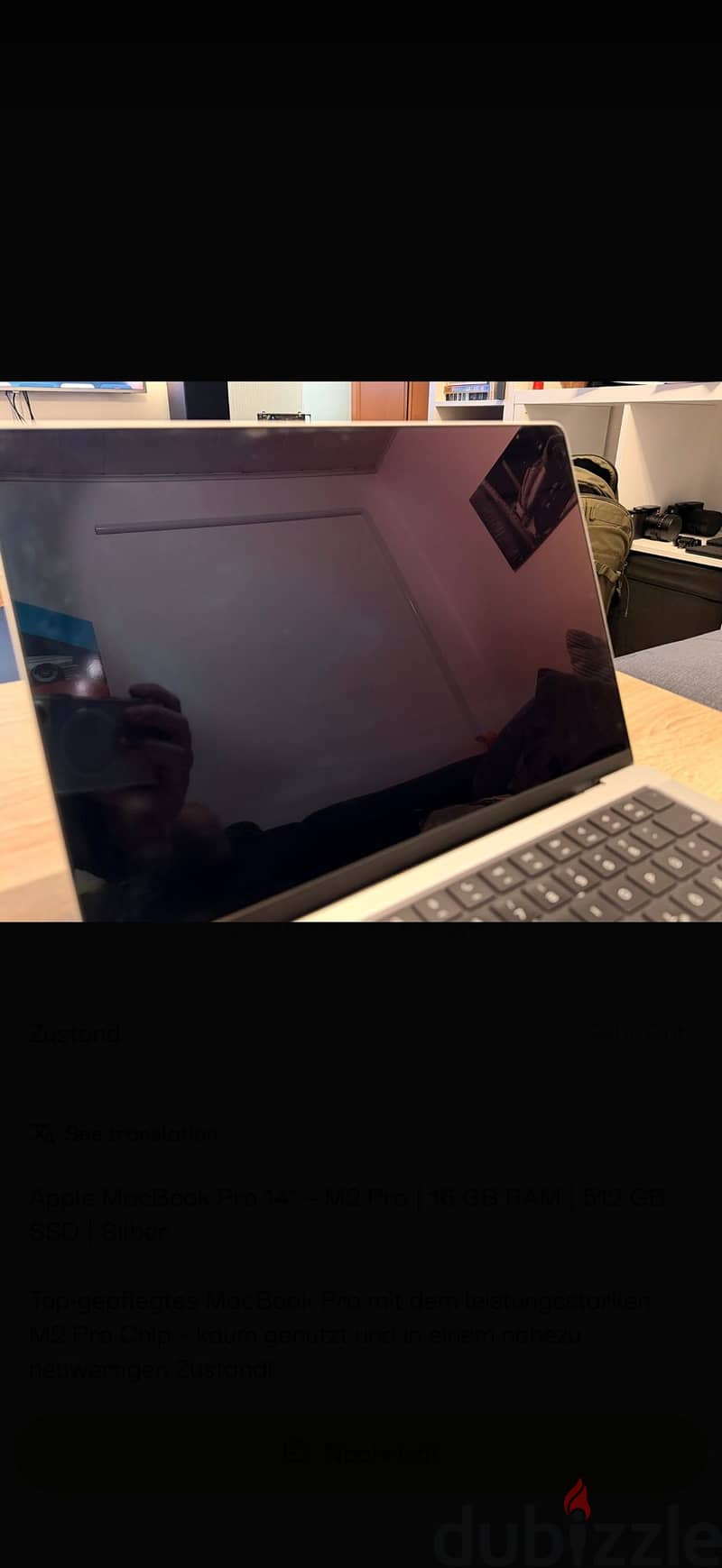 MacBook Pro 14'M2 16gb 512 with box 1