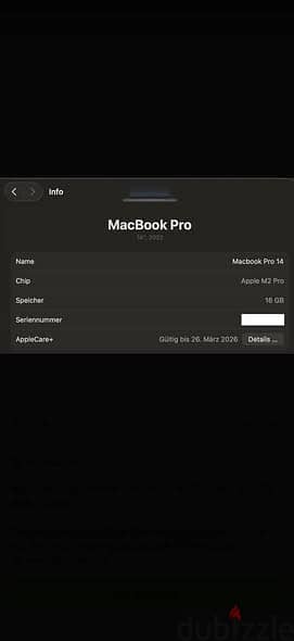 MacBook Pro 14'M2 16gb 512 with box 3