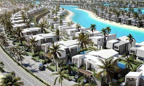 شاليه 3 غرف للبيع بإطلاله على اللاجون و بمقدم 5% فقط في ازها الساحل الشمالي