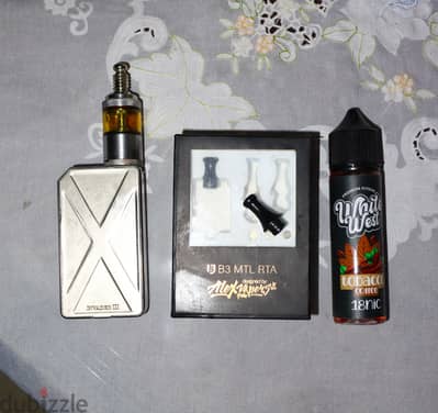 vape مود تيسلا Invader iii + تانك بسكر B3 mtl