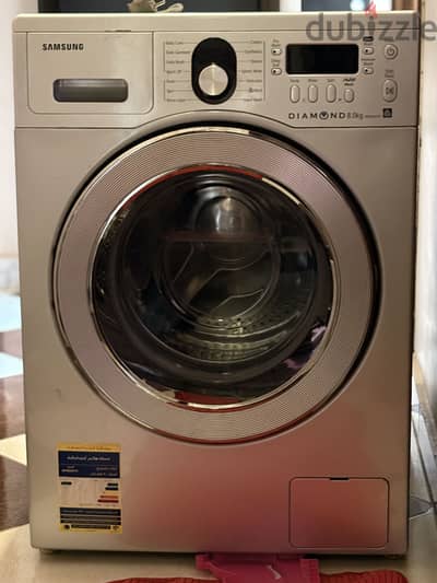 Washing Machine + Dryer Samsung 8kG غسالة سامسونج بمجفف ٨ كيلو