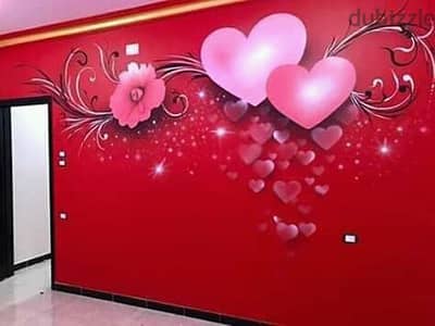 نقاشة لجميع اعمال الدهانات والتسليم بأعلي مستوي
