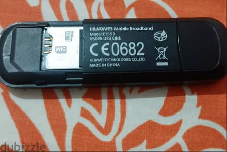 فلاشة نت هواوي اتصالات موديل Huawei E1550 بحالة ممتازة