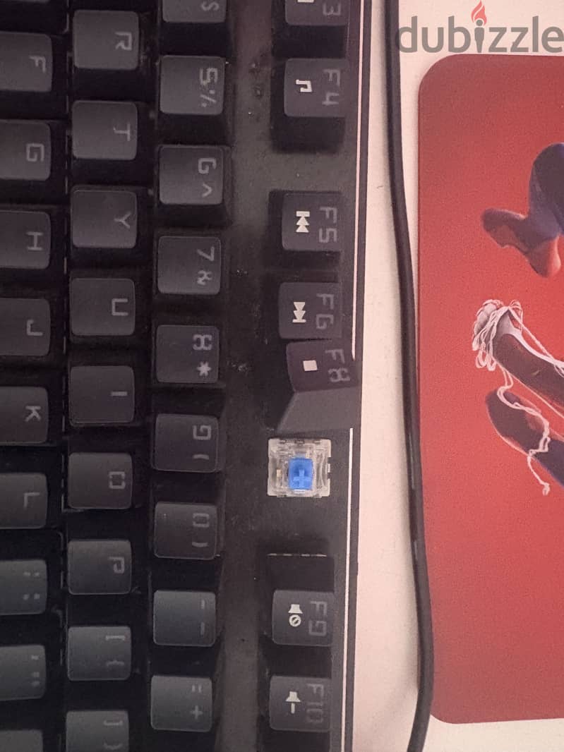 I mice blue switch keyboard and mouse pad 1
