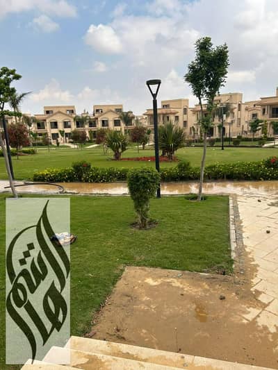 Luxury villa for sale in Madinaty with installments, immediate delivery, wide garden view, unfinished, near services.
