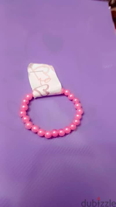 pink bracelet