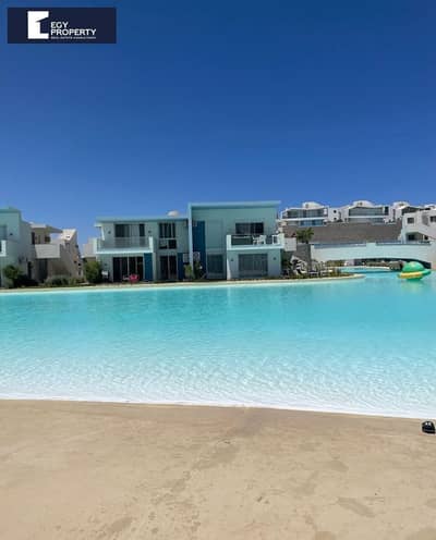 Villa First row on lagoon For Sale in Fouka bay North Coast Fully Finished with very attractive price