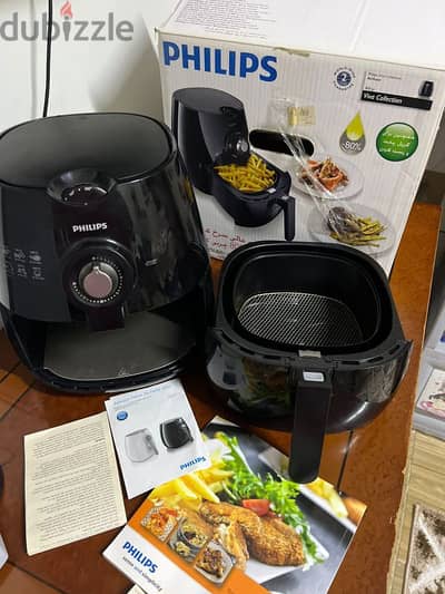 Philips Viva Collection Airfryer (4L) - Like New with Box & Cookbook