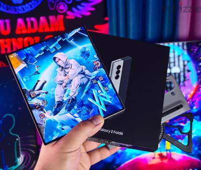 الفاخر Samsung z fold 6 مساحة ٥١٢ نسخة خاصة أبيض كامل المشتملات مدفوع