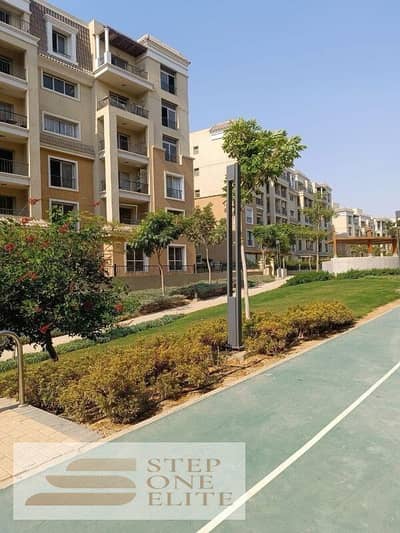 Apartment for sale in installments in Sarai Compound, New Cairo, located within the Madinaty gated community directly on the Suez Road.