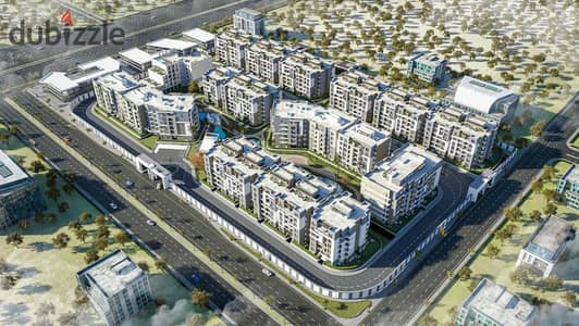 Apartment For Sale شقه للبيع 116 متر في حدايق اكتوبر  في قلب المربع الذهبي بالقرب من sun capital بمقدم 10% وقسط علي 8 سنين