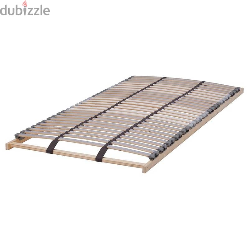 Bed frame with 2 storage boxes, brown/Lönset, 160x200 cm 5