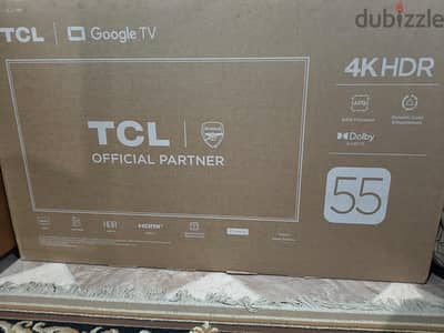 شاشه 55 بوصه  TCL  موديل p6k  4k متبرشمه
