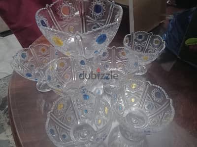 طقم خشاف  ٧ قطع بولة كبيرة و٦ صغير