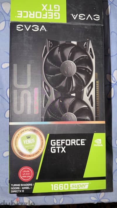 كارت evga gtx 1660super للبيع
