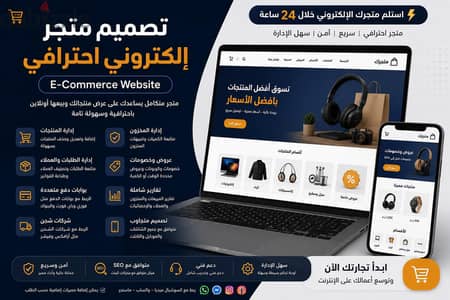 تصميم متجر إلكتروني E-Commerce Website