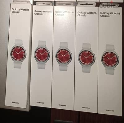 Samsung Galaxy watch 6 classic زيرو متبرشم ضمان محلى 12 شهر