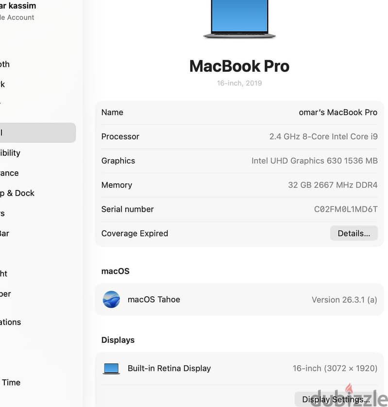 Apple MACBOOK PRO 2019 3