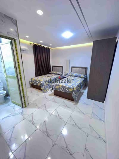 Studio for rent furnished room, bathroom, and kitchen, first neighborhood, fourth district