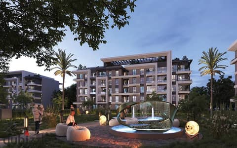 The last apartment at this price in Ixora, October on Zewail Street near Mall of Egypt with a 10% down payment over 7 years of easy installments