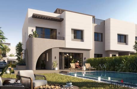 Townhouse villa for sale at a special price in O West Compound 6th October