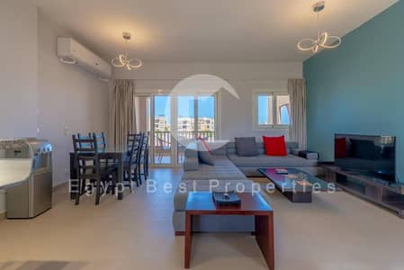 READY TO MOVE APARTMENT 2 BEDS DIRECT LAGOON FURNISHED IN GOUNA